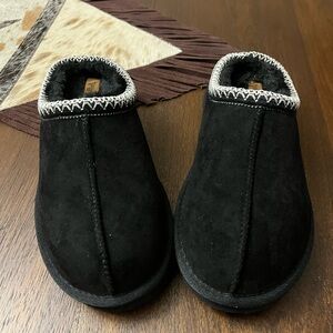 Brand new Very G Black Suede Slip-On Shoes